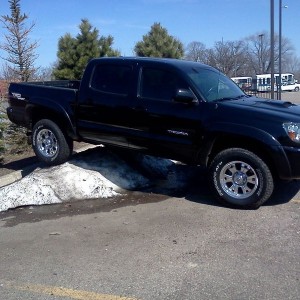 Only way to avoid door dings at work