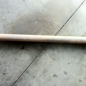 No more track pipe.