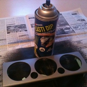 Lum de dum de di. I'm too bored. It has come to Plasti Dipping.