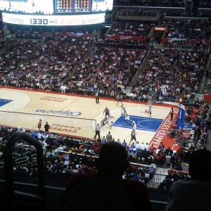 From the suites @ staples ... Clips vs grizzs