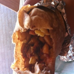 Oh ya BC's breakfast burrito. Cant beat it.