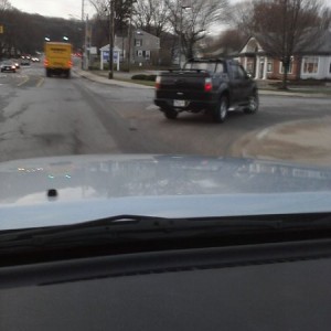 Double spoiler. Must be a Ford thing