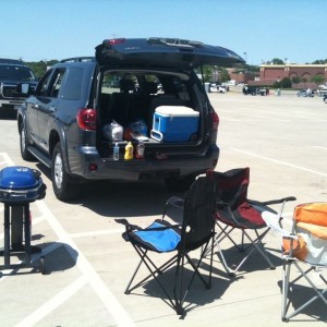 Tailgating at zac brown band and Kenny chesney concert
