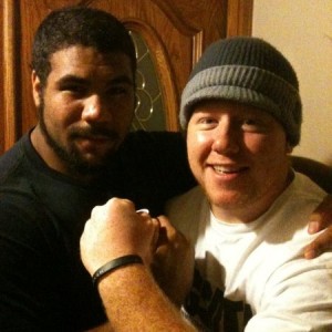 Rampage Jackson at my boys house party