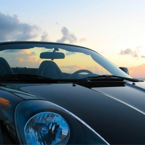 2002 Spyder at the beach