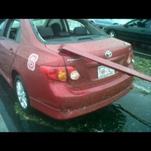 Friend of mine was in Lowes when it was hit by a tornado today... He is ok.