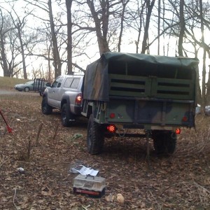 m101 military trailer