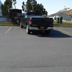 Second tundra parked like a jackass in 2 days in the same parking lot!