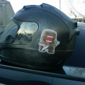 Spray painted my old helmet lol