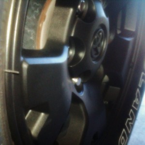 Patience + 4 coats of PlastiDip = Nice lookin black wheels