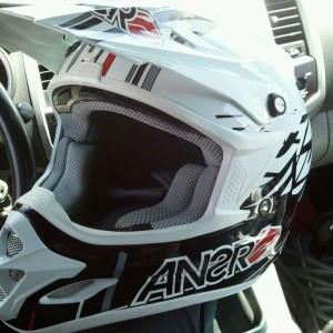 New helmet.