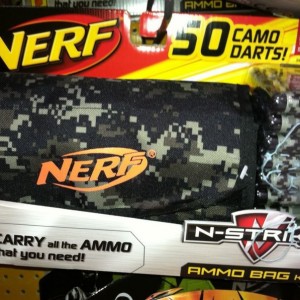 Navy digi nerf load out bag. This is gettin serious.