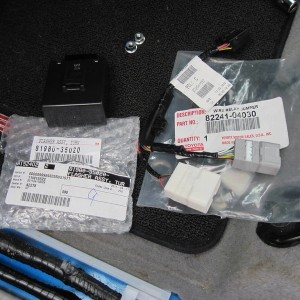 02-Parts needed for DRL install