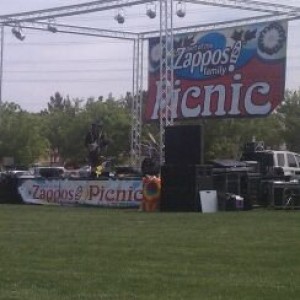 Wifes company picnic Zappos got jimmy hendrix o shit LOL I am here for the 