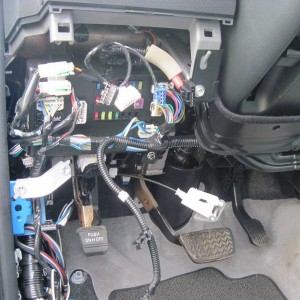 17-Lower dash removed