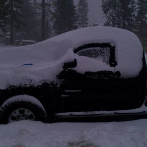 Snow.