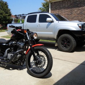 2008 Nightster and 2008 Tacoma