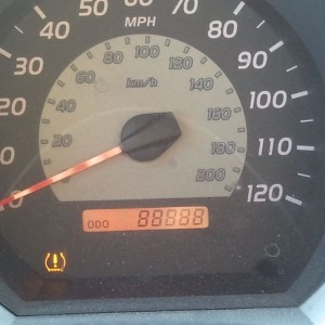 Hit 88,888 miles