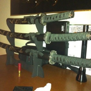 To my left . Well at least I dont have to reload.