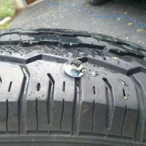 The tundra had a flat... that might be a problem