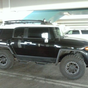 Cruising the parking garage at work