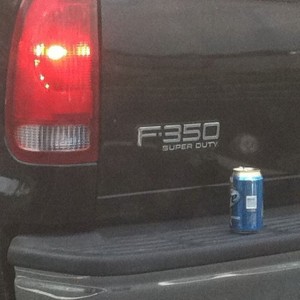 Only got a close up to show the label, but this guy was driving down the hi