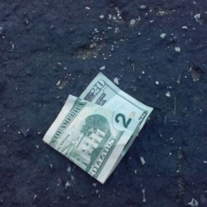 Winning! Found a $20 on the ground at walmart, and its real, haha