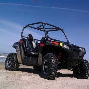 Custom caged rzr 800. Great day at the dunes.
