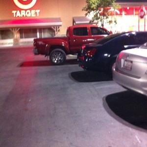 Yes I know Its a taco but he parked like a douche and yes it's parked