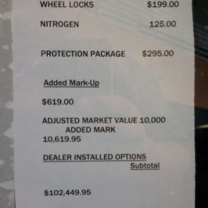 But the price is a joke!