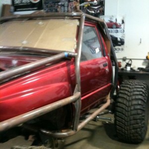 '85 on 2.5 ton rockwells. Built 350 and full exo.