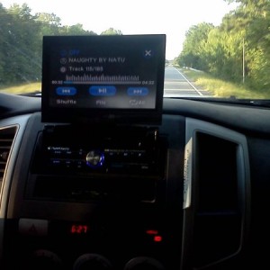 Letting other people drive just so I can listen to my music and sleep