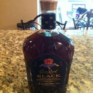 Gotta love a free handle of Crown Black. Gonna be a good night.