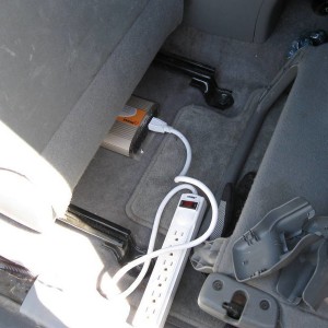 inverter with power strip