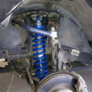 Preliminary driverside setting. 750# 16" free length.