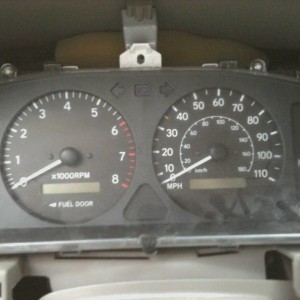 New gauge cluster back lights