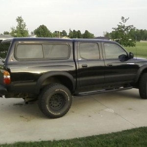 Bed lined my rocker panels, front and rear bumber, lower tailgate, and fend