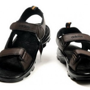 Adidas-Sandals-SaddleBrown-Black