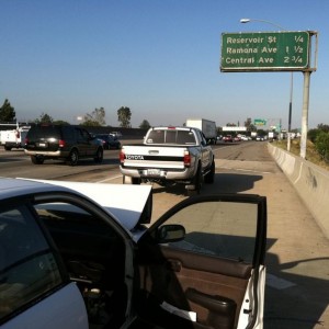 Got rear ended man...wtf