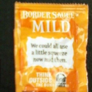 Taco bell packet. "we could all use a little squeeze now and then&quot