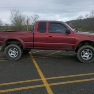 lifted before the new feet