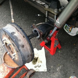 Axles out