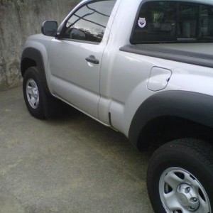 Bill's Silver Tacoma with tint