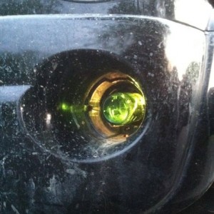 Heineken bottle fog light mod..