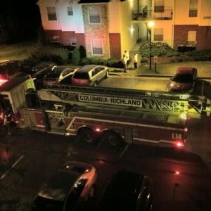 Excitement at the apts
