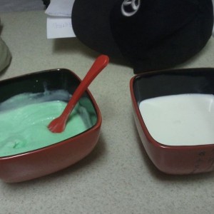 Getting ready for a wild night haha
