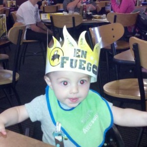 Lil man rockin a bww crown