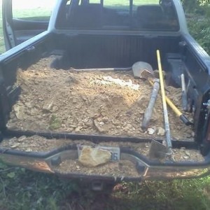 easily removable tacoma tailgate, not always a bad thing.