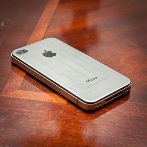 Silver iPhone baby! Swapped the backs :D