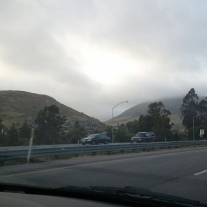Ocean clouds over slo:)